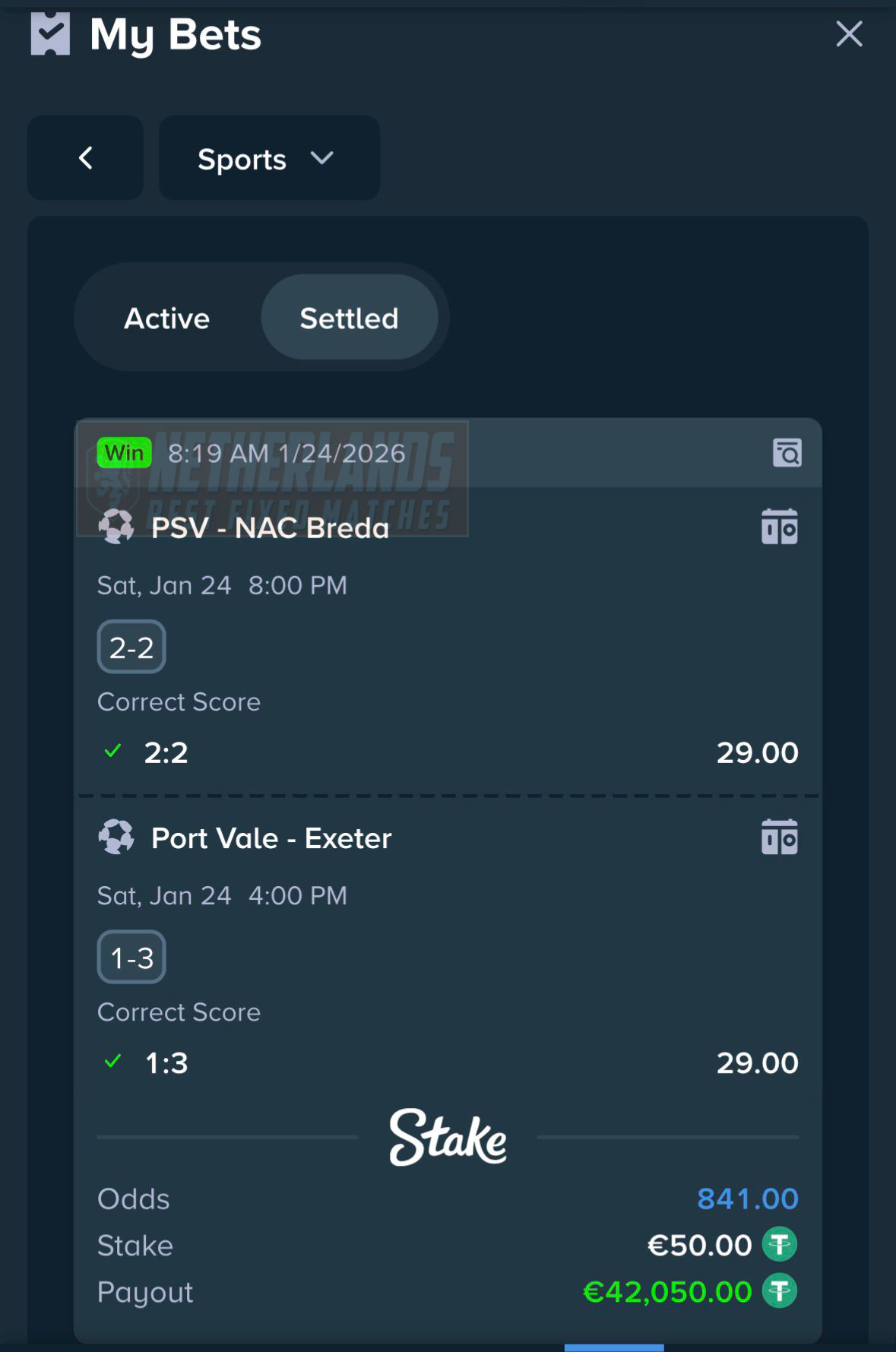 fixed matches correct score high odds 24.01.2026