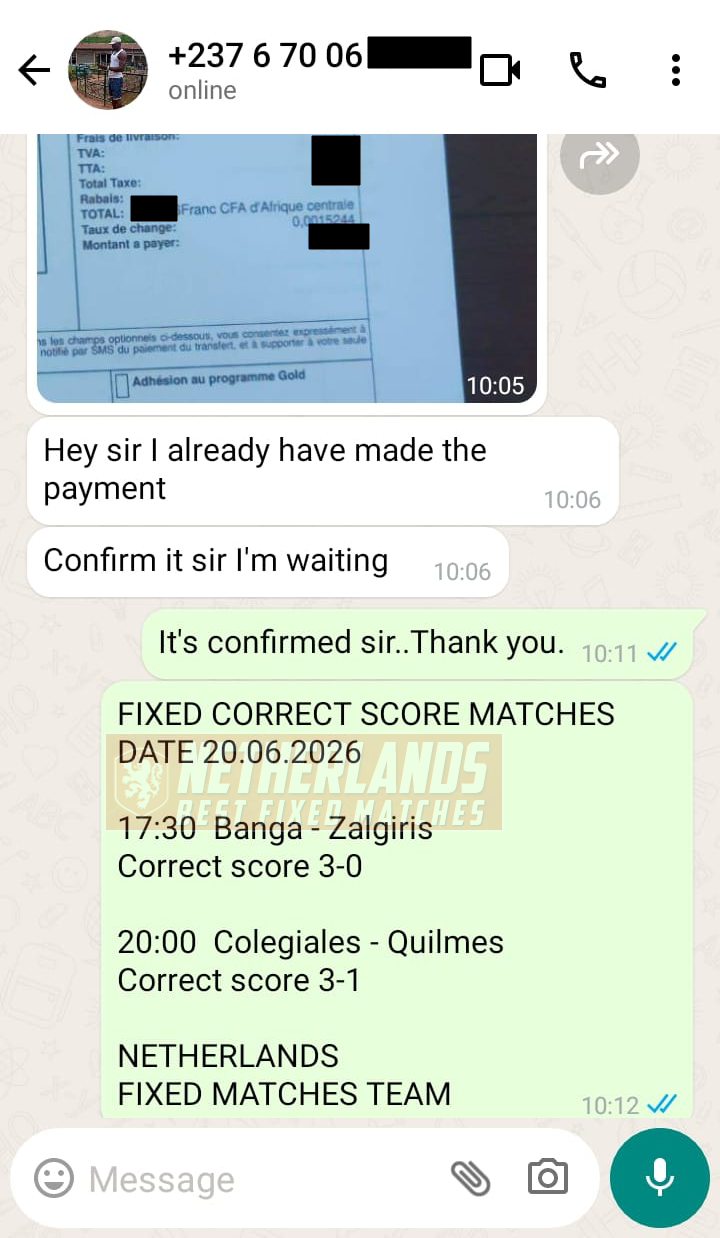 sure correct score fixed matches 20.06.2026