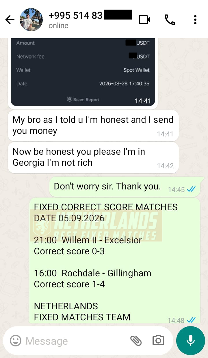 sure correct score fixed matches 05.09.2026