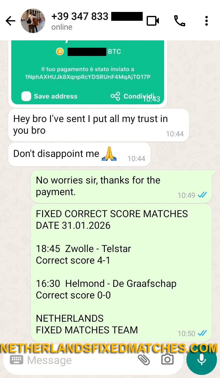 sure correct score fixed matches 31.01.2026