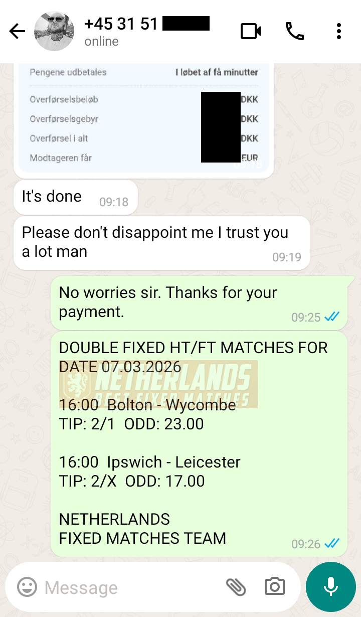 halftime fulltime fixed matches bet 07.03.2026