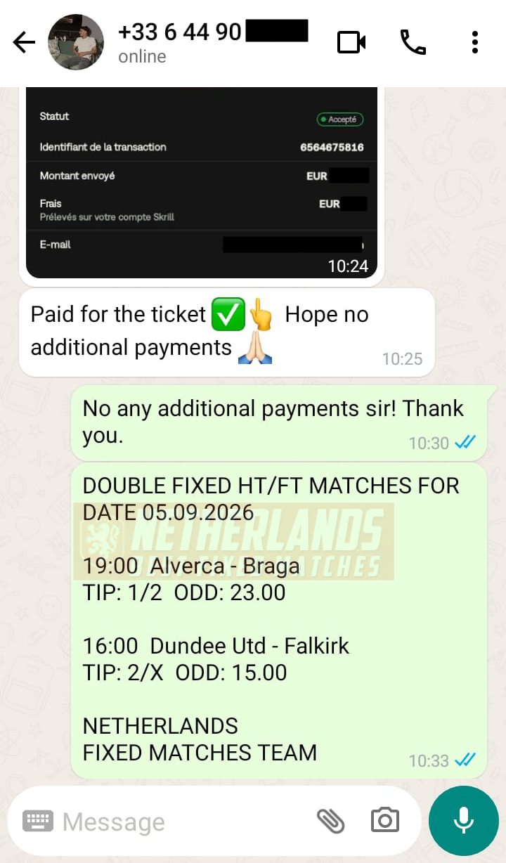 halftime fulltime fixed matches bet 05.09.2026
