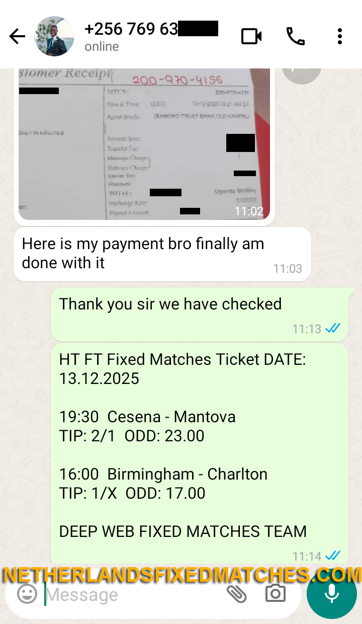 halftime fulltime fixed matches bet 13.12.2025