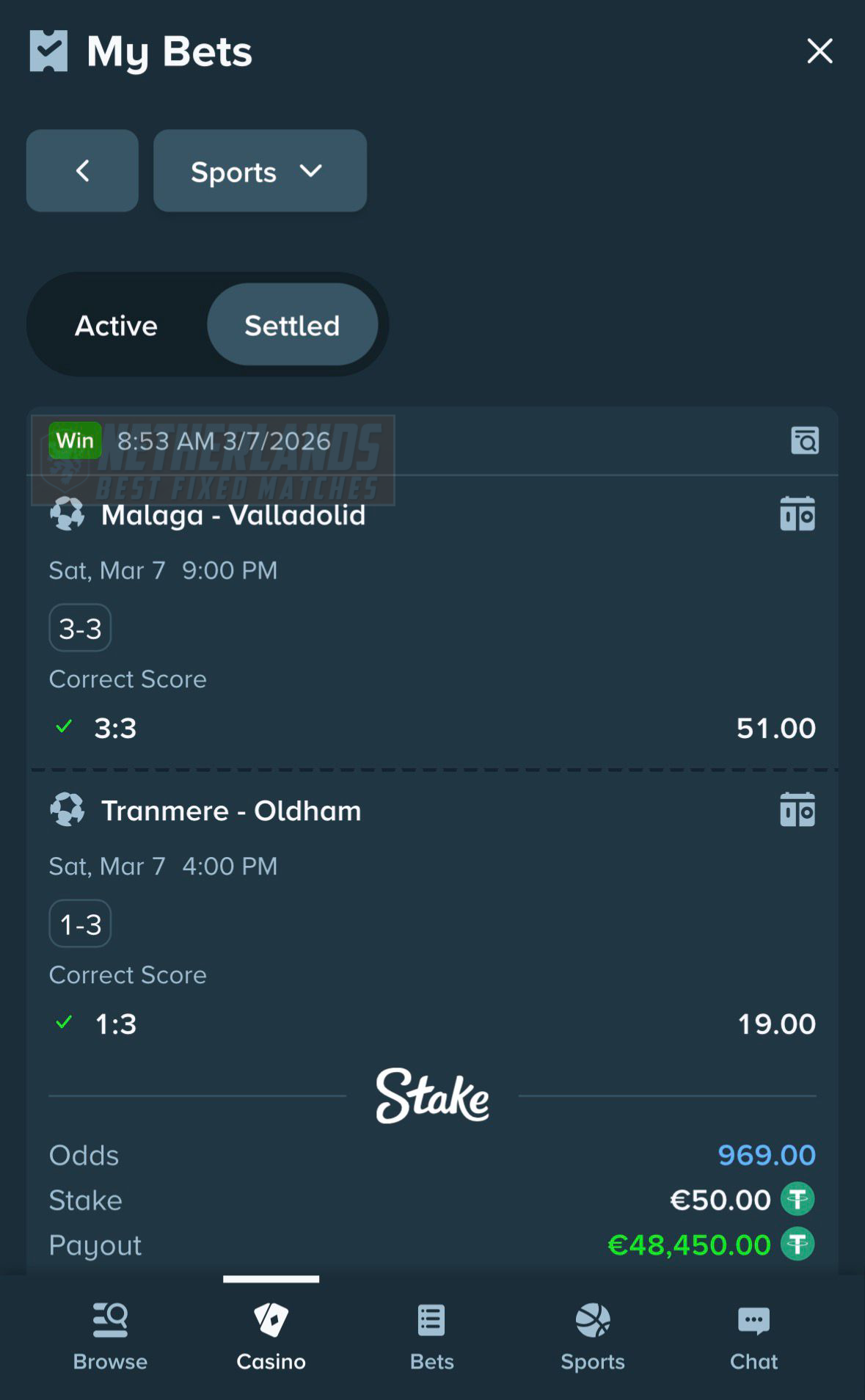 fixed matches correct score high odds 07.03.2026