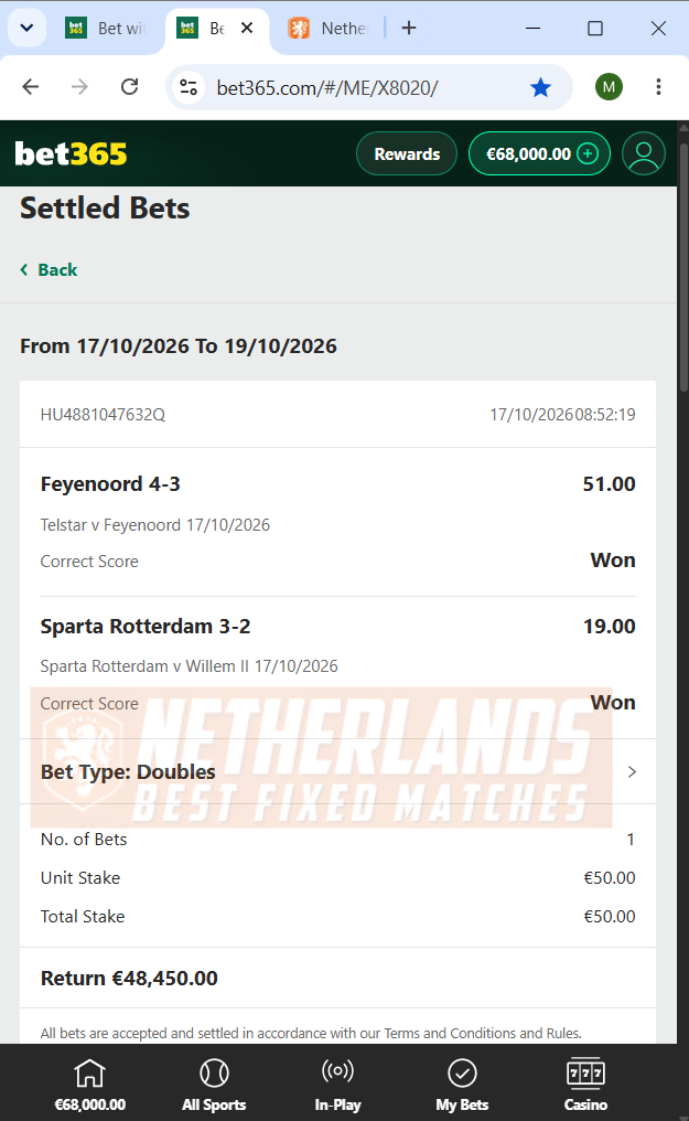 fixed matches correct score high odds 17.10.2026